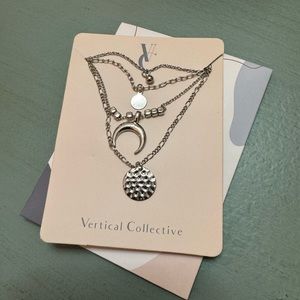 Set of layered necklaces NWT